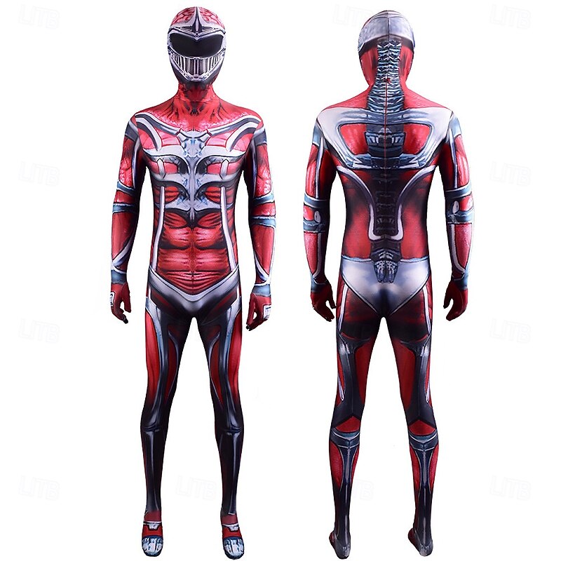 Mighty Morphin Power Rangers Lord Zedd Cosplay Costume Jumpsuit Cosplay Movie Cosplay for Men's Boys Girls' Kid's Adults' Carnival Masquerade Event / Party Masquerade2