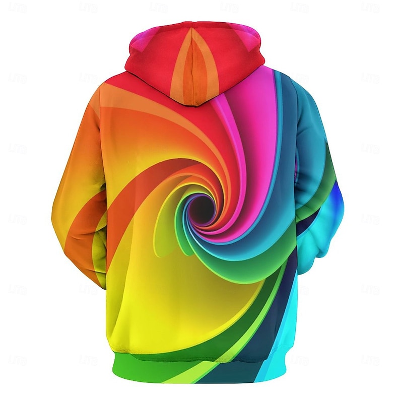 Men's Graphic Hoodie Hoodies Sweatshirt Fashion Daily Long Sleeve Hooded Vacation Streetwear Yellow 3D Print Printing Fleece Winter Spring &  Fall Designer4