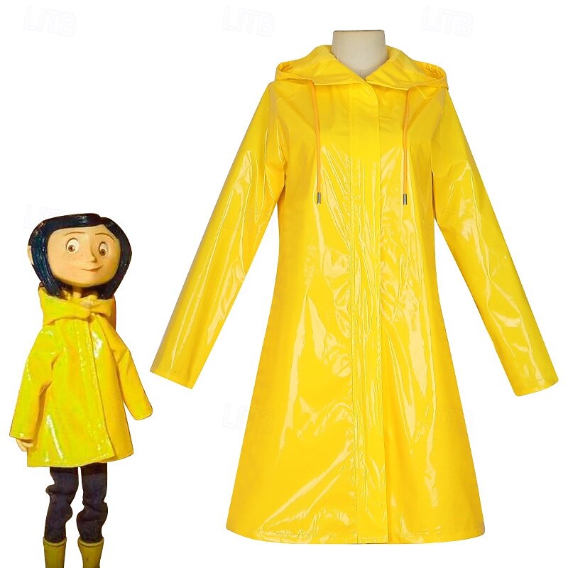 Coraline Cosplay Coat Cosplay Movie Cosplay for Women's Adults' Masquerade Performance Masquerade
