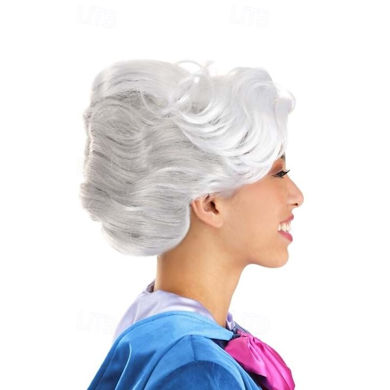 Fairy Godmother Costume Wig for Women Halloween Cosplay Party Wigs4