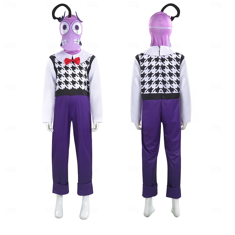 Inside Out 2 Anger Fear Outfits Costume Cosplay Movie Cosplay for Boys Girls' Kids Masquerade Dailywear2