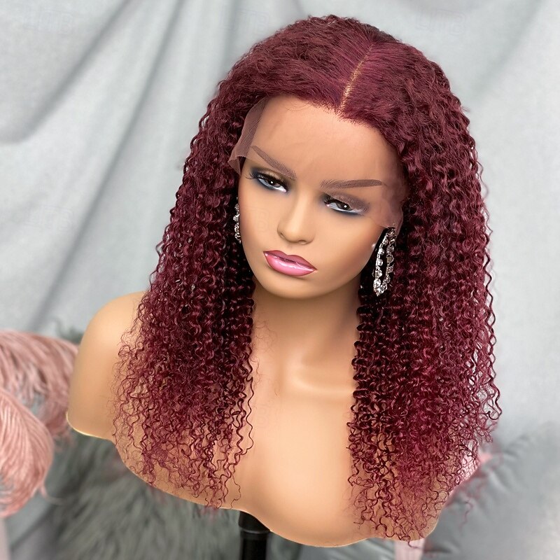 Remy Human Hair 5x5 Closure 13x6 Lace Front 13x4 Lace Front Wig Side Part Middle Part Free Part Brazilian Hair Curly Body Wave Multi-color Wig 130% 150% 180% Density with Baby Hair Highlighted4