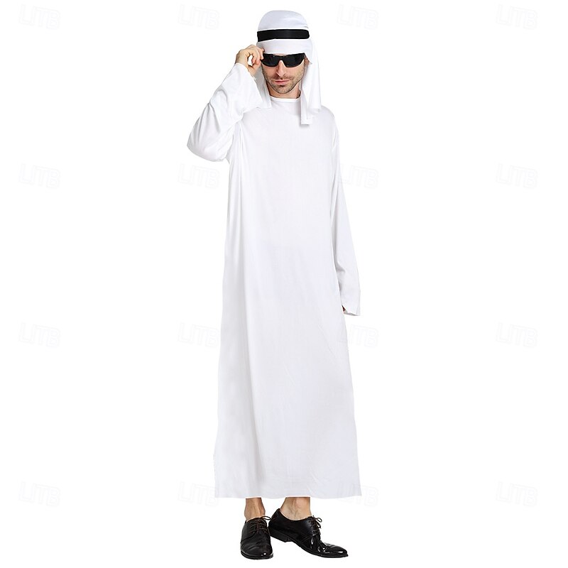 Arabian Princess Arabian Prince Halloween Dress Cosplay Costume Halloween Props Carnival Costume Cosplay Adults' Men's Mardi Gras Performance Party Halloween Easy Halloween Costumes Dress Up3