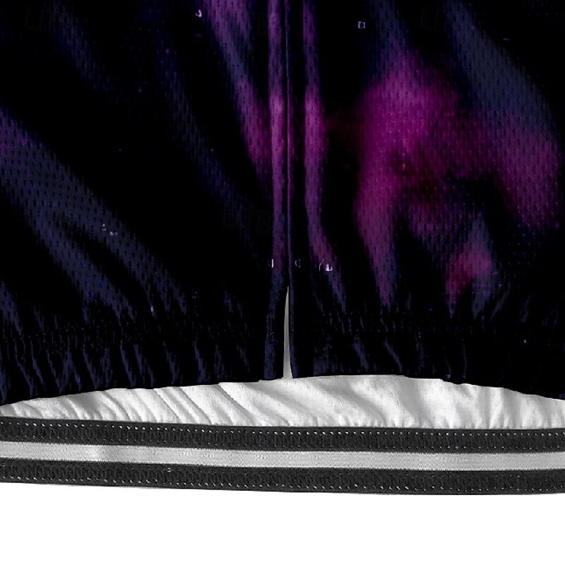 Men's Cycling Jersey Gradient Short Sleeve Bike Tee Tshirt Jersey with 3 Rear Pockets Mountain Bike MTB Quick Dry Anatomic Design Wicking Breathable Sports Navy Blue Blue Clothing Apparel4