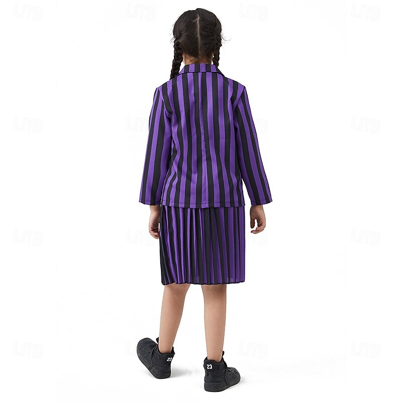 Gothic Horror Dark Academia Skirt Coat Suits & Blazers Cosplay Movie Cosplay for Women's Girls' Kid's Adults' Masquerade Dailywear3