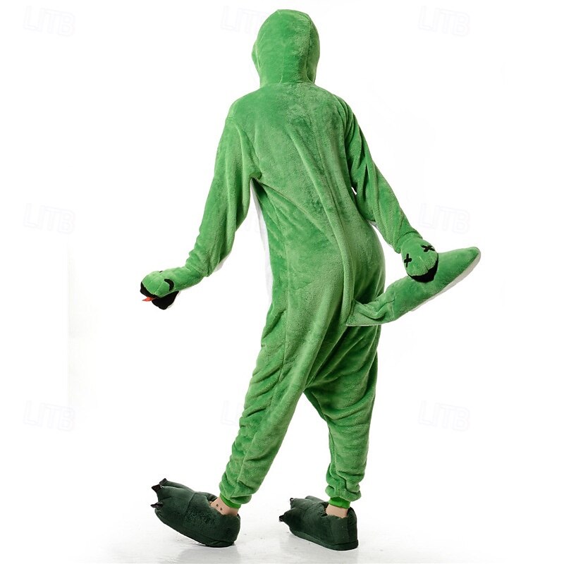 Couples Snake Kigurumi Pajamas Halloween Group Couples Costumes Kid's Adults' Unisex Funny Costume Party Home Wear Halloween Carnival Easy Halloween Costumes3