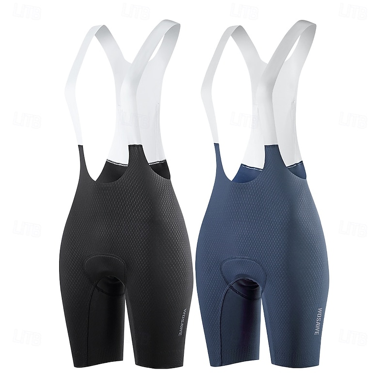 WOSAWE Spring/Summer Women's Cycling Bib Pants One-piece Cycling Pants Shorts Professional Road Bike Bib Shorts BE176
