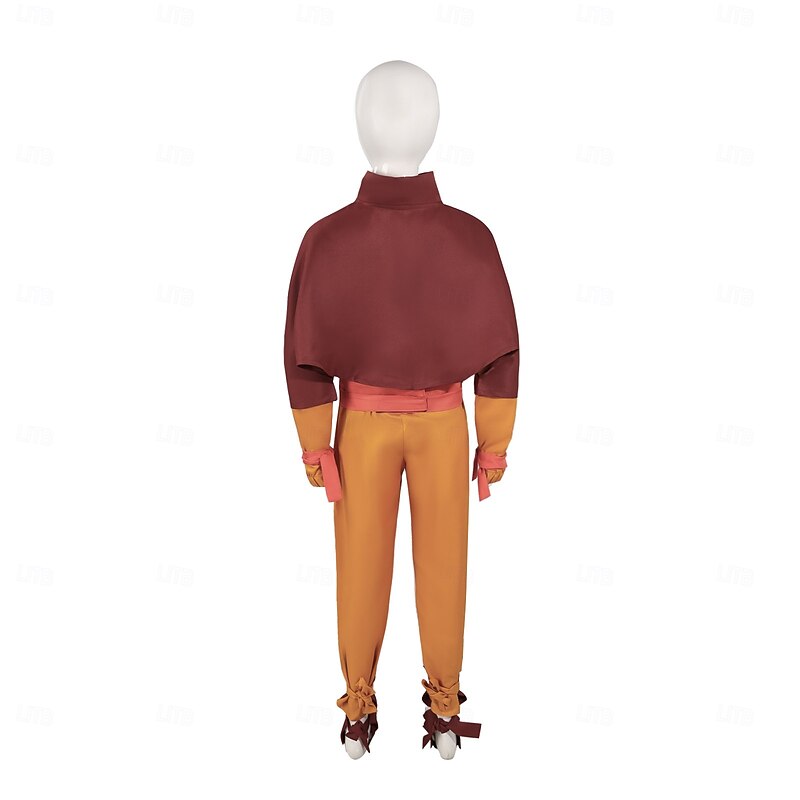 Arthur Aang Anime Cosplay Costume Outfits Cosplay Suits Accessories Halloween Carnival Costume For Men's Boys' Kid's Adults'3