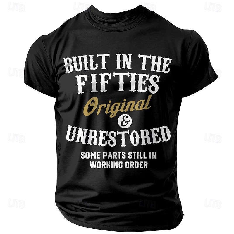 Men's Letter Print T Shirt Tee Top Short Sleeve T shirt Crew Neck Shirt Sports Classic Casual Street Sports Outdoor Black 1 Dark Blue#1 Dark Grey#1 Summer Spring Clothing Apparel S M L XL XXL4