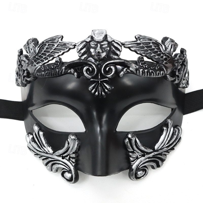 Greek Goddess Roman Halloween Mask Venetian Mask Carnival Mask Metal Finish Sexy Costume Adults' Women's Halloween Carnival Mardi Gras Party Masquerade Easy Halloween Costumes Dress Up3