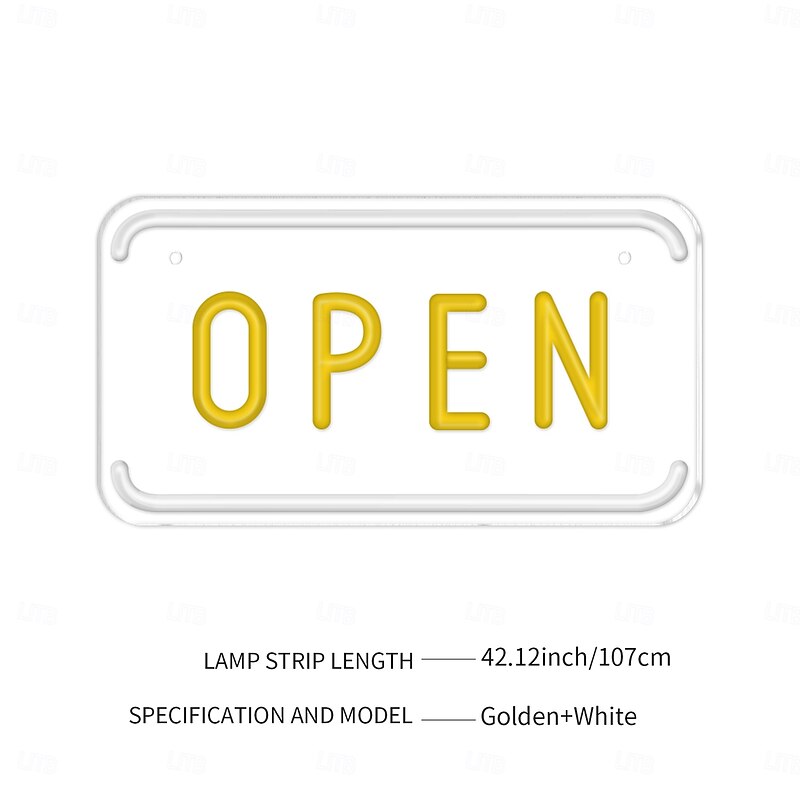 OPEN Neon Sign LED Business Neon Open Sign Wall Light Art Decor Novel Night Neon Lamps Powered by USB Wire for Bars, Stores, Coffee Shop, Hotel, Outdoor Decorations4