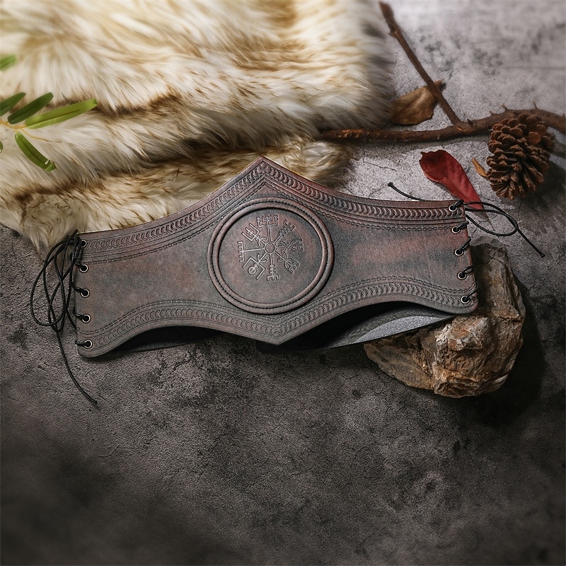 Punk & Gothic Medieval Renaissance Waist Belt Viking Fancy Dress Men's Women's Unisex Viking Halloween Carnival Masquerade Renaissance Fair LARP Ren Faire Adults' Waist Belt All Seasons2