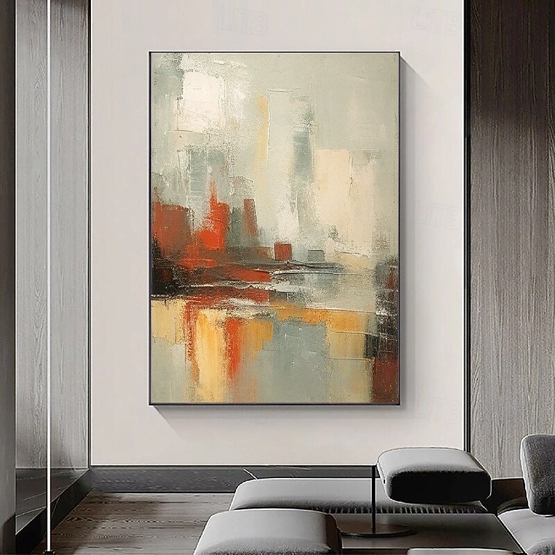 Hand painted oil painting Beige Gold Painting Brown wabi sabi artwork Textured Oil Painting Beige Oil Painting brown Abstract oil painting Canvas Art Modern Horizontal decor art2