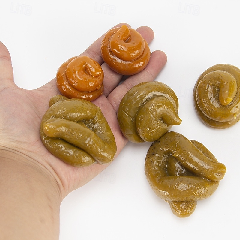 Fake Poo Realistic Fake Turd Prank Lifelike Poo Toy Gags and Practical Joke Toys for April Fools' Day Prank Party Supplies