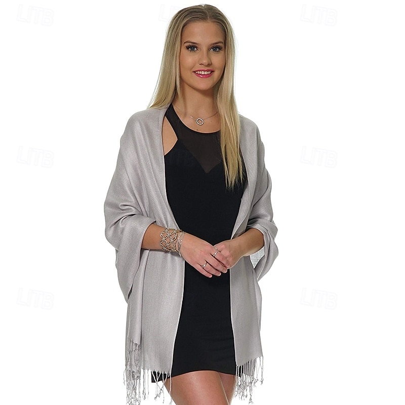 Pashmina Shawls and Wraps for Evening Dresses, Large Soft Pashminas Wedding Shawl3