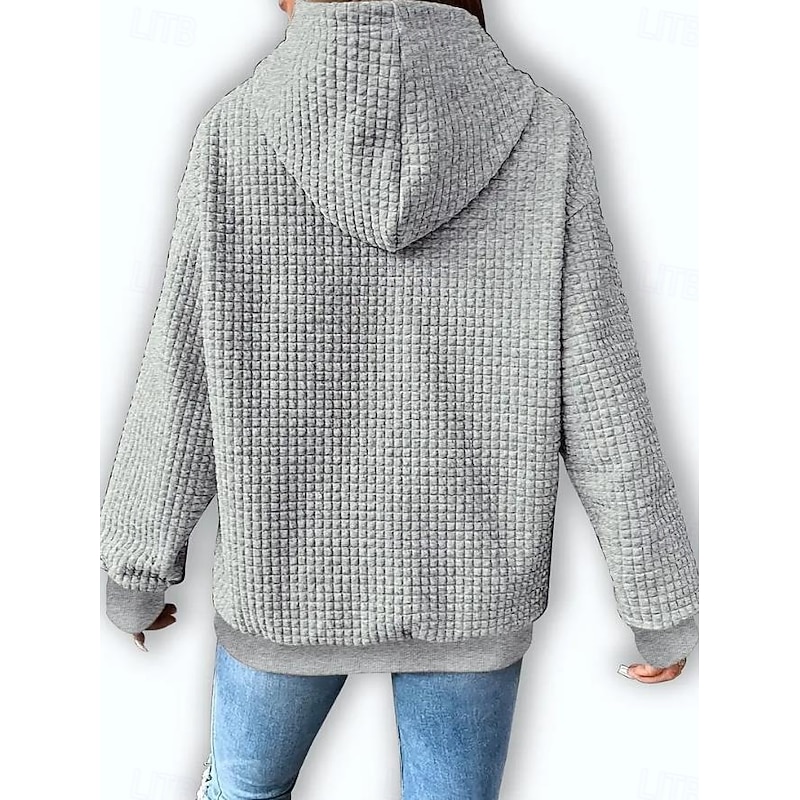 Valentine Women's Heart Hoodie Sweatshirt Pullover Valentine's Day Casual Drawstring Print Front Pocket Active Sportswear Hooded Long Sleeve Top Micro-elastic3