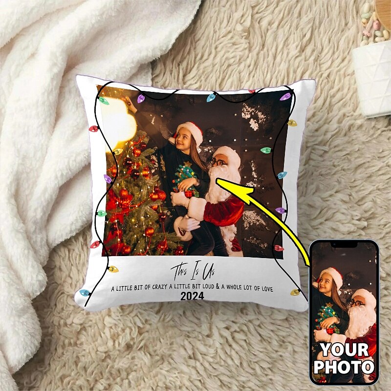 Custom Pillow Cover Add your Image Personalized Photo Design Picture Fashion Casual Pillowcase Cushion Cover 1pc Personalized Gift Custom Made This is Us2