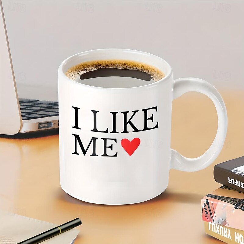 I Like Me Mug - Self-Love Coffee Cup with Inspirational Quote - Deadpool Movie Quote Mug - Positive Affirmation & Funny Gift3