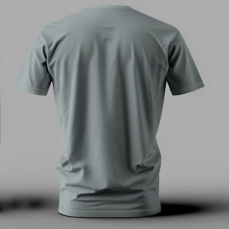 Men's Rooster T Shirt Short Sleeve T shirt 3D Print Crew Neck Shirt Fashion Athleisure Street Sports Outdoor Gray Summer Spring Clothing Apparel S M L XL XXL XXXL2
