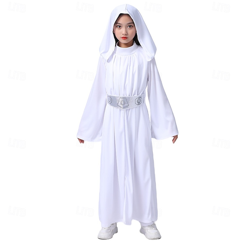 Princess Leia Halloween Cosplay Wigs Costume Carnival Costume Dress Up Kid's Masquerade Party Easy Halloween Costumes Dress Up