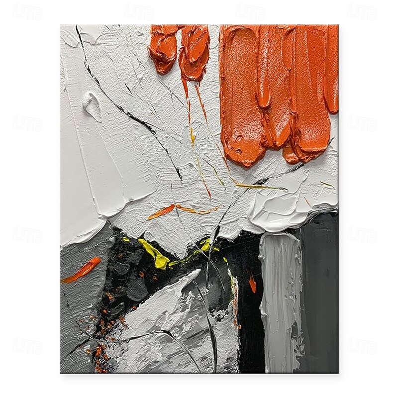 Handmade Oil Paintings Canvas Wall Art Decoration Modern Abstract Thick Oil  for Home Decor Rolled Frameless Unstretched Painting4