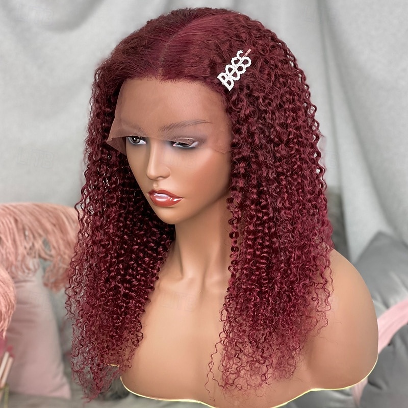 Remy Human Hair 5x5 Closure 13x6 Lace Front 13x4 Lace Front Wig Side Part Middle Part Free Part Brazilian Hair Curly Body Wave Multi-color Wig 130% 150% 180% Density with Baby Hair Highlighted