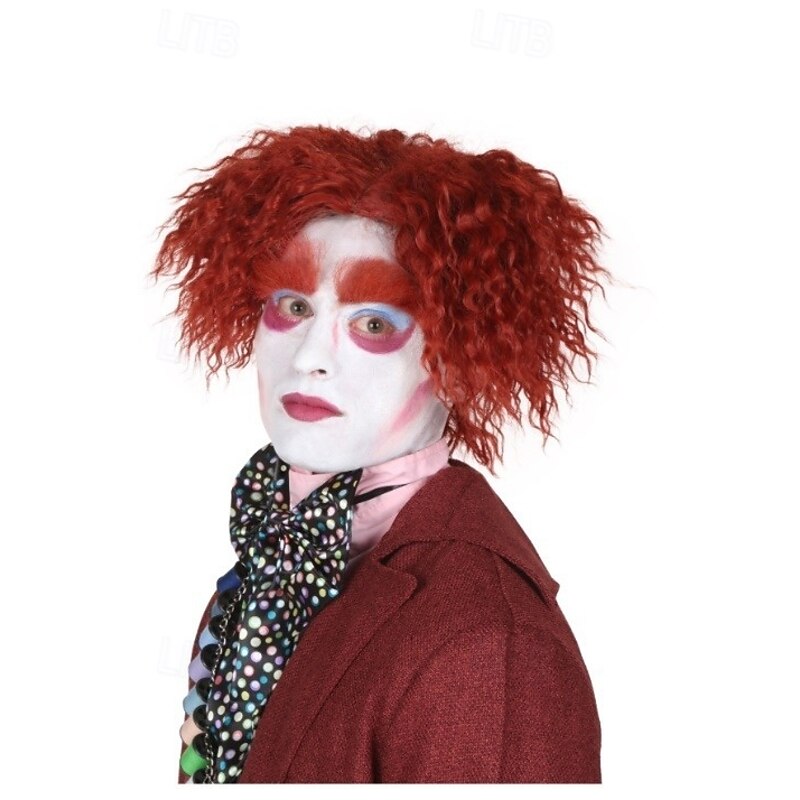 Adult Deluxe Manic Tea Party Wig Halloween Cosplay Party Wigs3