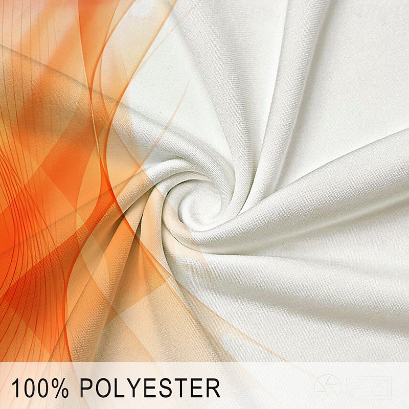 Men's Geometric Polo Shirts Golf Polos Shirts Short Sleeve Polo Shirts Collar Casual Vacation Dailywear Buttons 3D Print Summer Yellow3