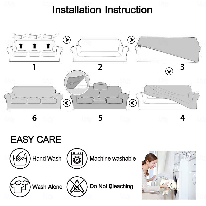 Stretch Floral Armchair Cover Elastic Slipcover with Floral Pattern for a Stylish and Secure Fit Ideal for Protecting and Refreshing Your Armchair3