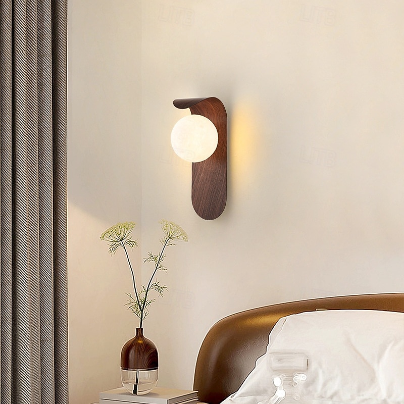 LED Indoor Wall Lights Warm White 13cm Vintage Glass Wall Sconce G9 Mid Century Modern Wall Mounted Light Rustic Farmhouse Wall Lamp Antique Hallway Flush Mount Ceiling Light for Bedroom Kids Bedside Living Room 110-240V4