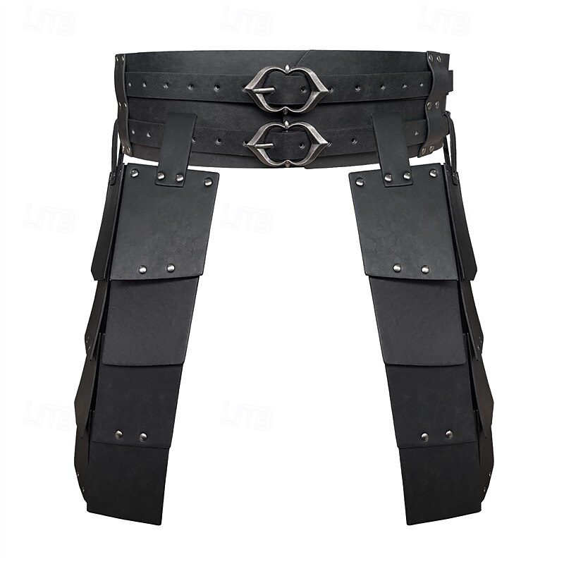 Medieval Renaissance Outfits Viking Fancy Dress Men's Viking Halloween Carnival Masquerade LARP Adults' Skirt2