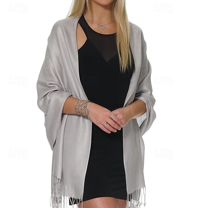 Pashmina Shawls and Wraps for Evening Dresses, Large Soft Pashminas Wedding Shawl