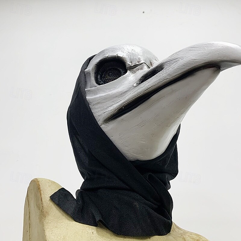 Plague Doctor Halloween Mask Full Head Halloween Carnival Mask Scary Costume Adults' Men's Women's Halloween Carnival Performance Party Easy Halloween Costumes Dress Up2