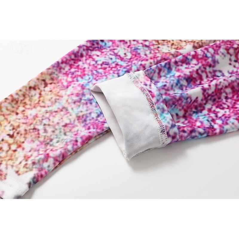 Girls' 3D Graphic Leggings Spring Fall Active Cute 3D Print Kids 3-12 Years Outdoor Vacation Sport Regular Fit4