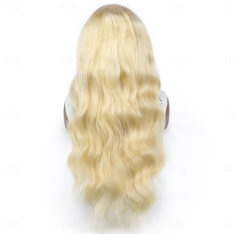 13x4 Body Wave 613# Blonde Lace Frontal Wig Human Hair 150% Density2