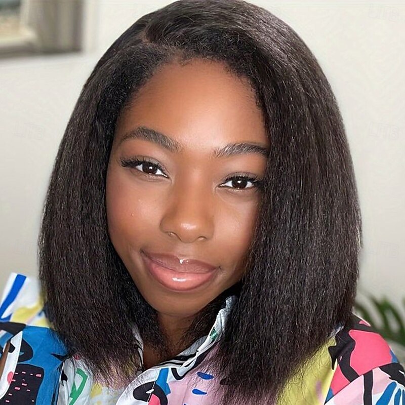 Remy Human Hair 13x6 Lace Front 13x4 Lace Front Wig Free Part Brazilian Hair Wavy Water Wave Black Natural Wig 150% 180% 250% Density with Baby Hair 100% Virgin Glueless Pre-Plucked For wigs for