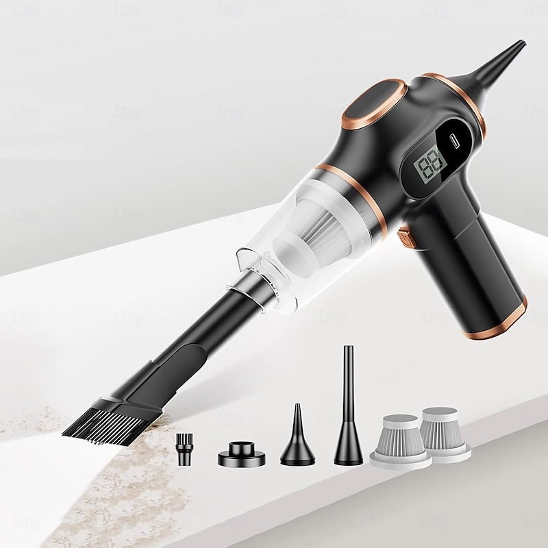 Car Vacuum High Power Mini Cleaner for Car Detailing Power Display High Suction Power Car Vacuum for Vehicle , Home, Car Carpet Stairs Pet Hair Deep Cleaning4