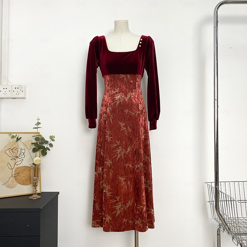 Dress Up Dress A-Line Fancy Dress Women's Carnival Masquerade Performance Date Festival Adults' Dress2