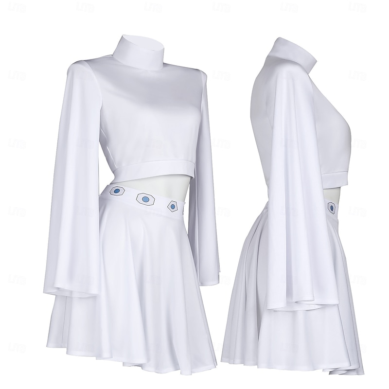 Star Wars Princess Leia Organa of Alderaan Cosplay Costume Outfits Cosplay Costume Movie Cosplay for Women's Adults' Carnival Party / Evening Bachelorette Party2