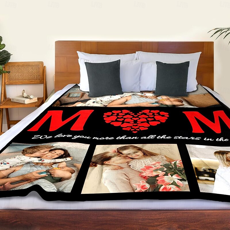 Customized Blanket Personalized Gifts Moms Love Wrapped Up  The Softest Blanket to Keep Her Warm Presence Close4