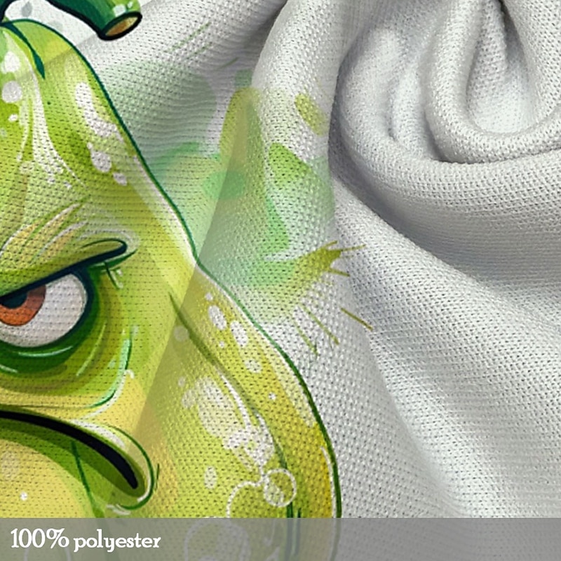 Men's Pumpkin Funny Hoodie Hoodies Sweatshirt Fashion Long Sleeve Crew Neck Green Fall Winter Designer3