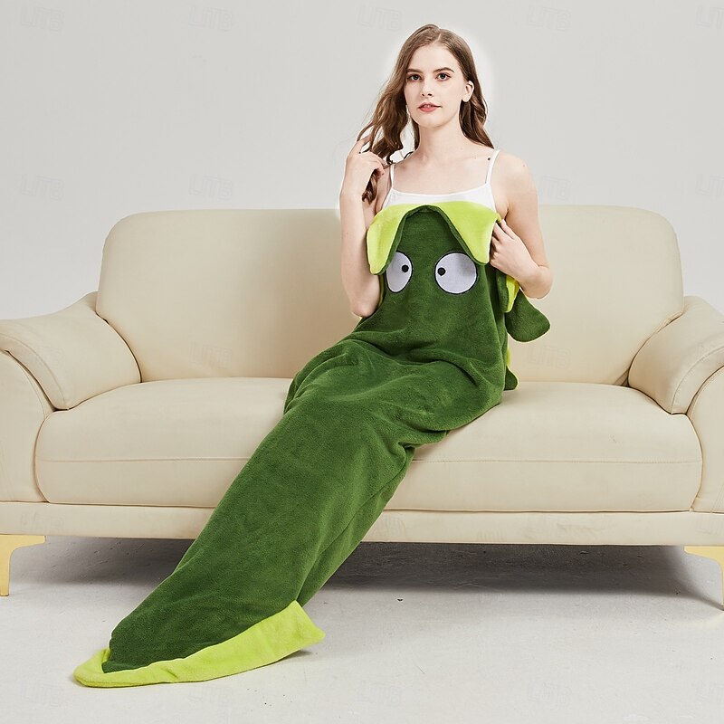 Adults' Animal Nightwear Mermaid Tail Blanket Squid Onesie Pajamas Kigurumi Pajamas Funny Costume For Men and Women Christmas Carnival Masquerade Cartoon