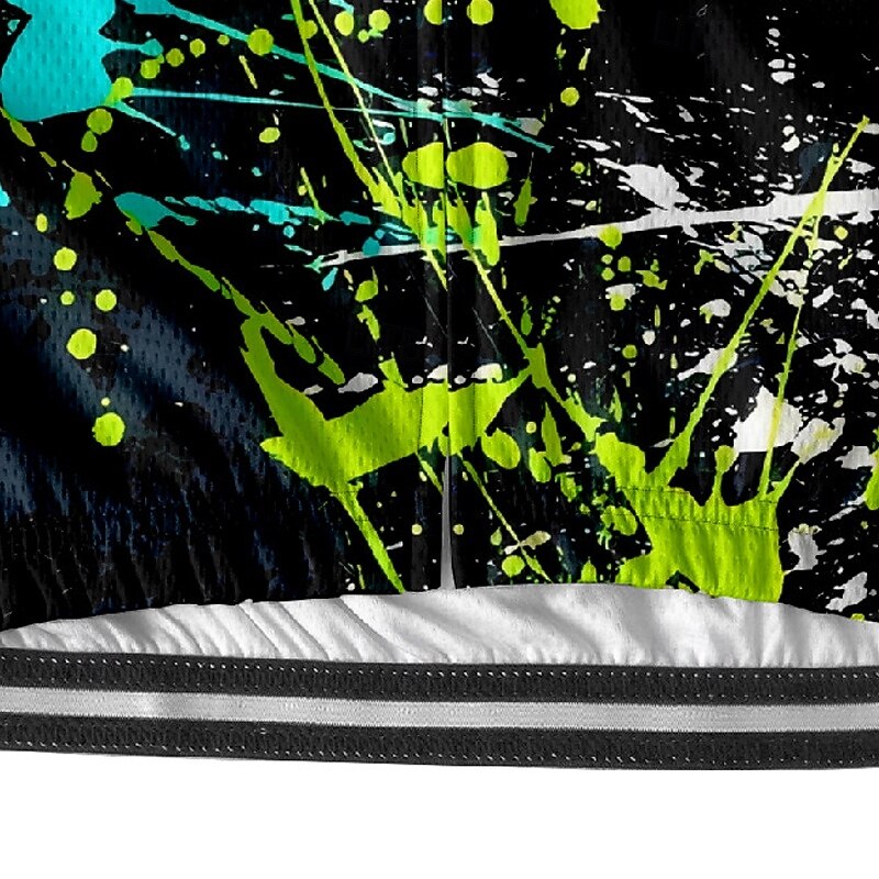 Men's Cycling Jersey Graphic Graffiti Short Sleeve Bike Tee Tshirt Jersey with 3 Rear Pockets Mountain Bike MTB Quick Dry Anatomic Design Wicking Breathable Sports Black Blue Purple Clothing Apparel4