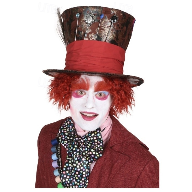 Adult Deluxe Manic Tea Party Wig Halloween Cosplay Party Wigs2