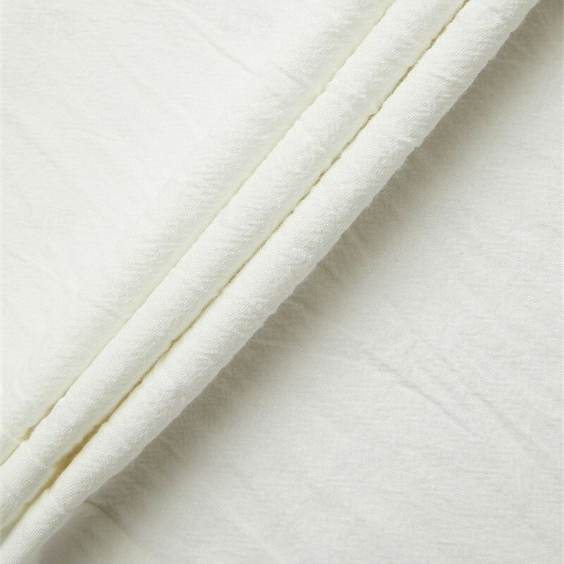 Men's Trousers Summer Pants Beach Pants Drawstring Elastic Waist Plain Comfort Breathable Outdoor Daily Streetwear Stylish Casual Black White Micro-elastic4