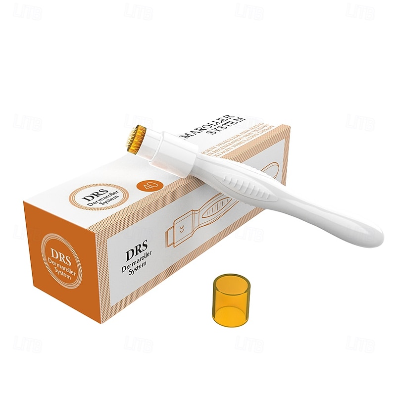 40Pins DRS Derma Stamp 0.5mm / 1.5mm Titanium Steel Microneedling Skincare For Small Areas4