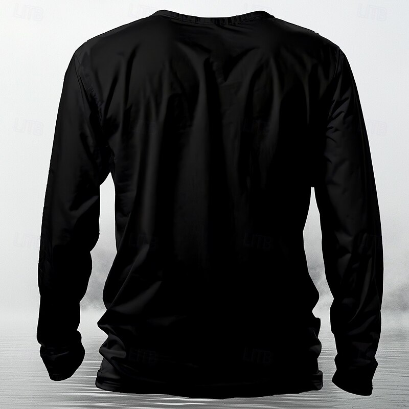 Men's Adult Humor Funny Slang T shirt Henley Shirt Long Sleeve T shirt 3D Print Crew Neck Shirt Designer Retro Vintage Street Casual Daily Black Summer Spring Fall Clothing Apparel S M L XL XXL XXXL2