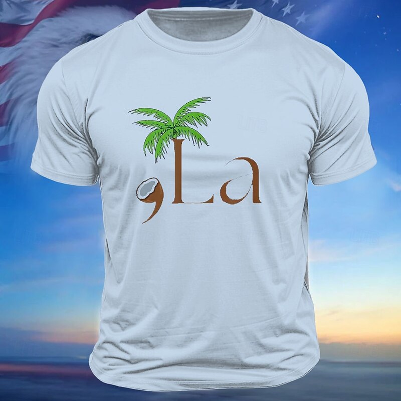 Patriotic T Shirts For Men Camo Camouflage T Shirt Sleeveless T shirt 3D Print V Neck Shirt Tropical Outdoor Vacation Hawaiian White Red Blue Summer Spring Clothing Apparel S M L XL XXL XXXL2