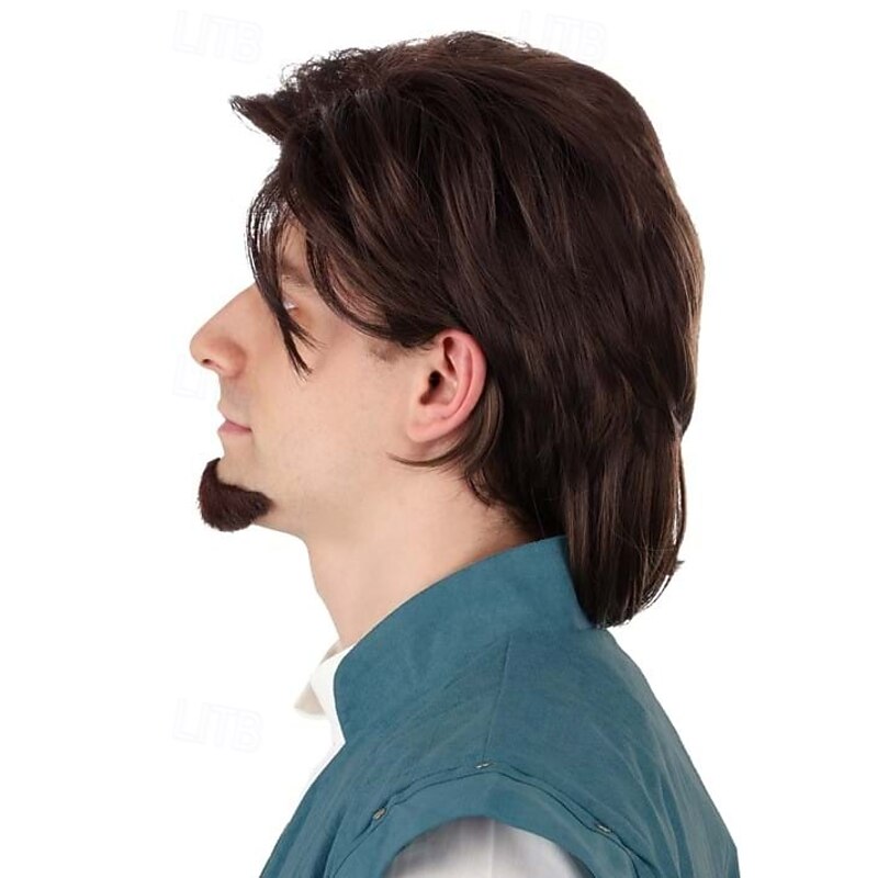 Tangled Flynn Rider Wig Halloween Cosplay Party Wigs3