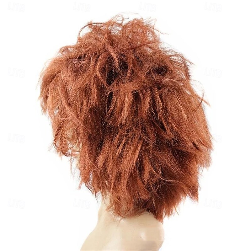 Caveman Beard and Wig Set Halloween Cosplay Party Wigs4